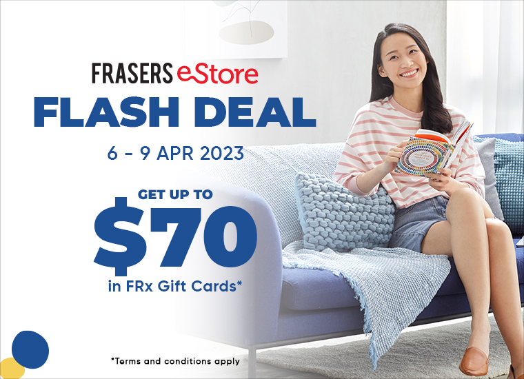 Shop til’ you drop! Get $70 on Frasers eStore!